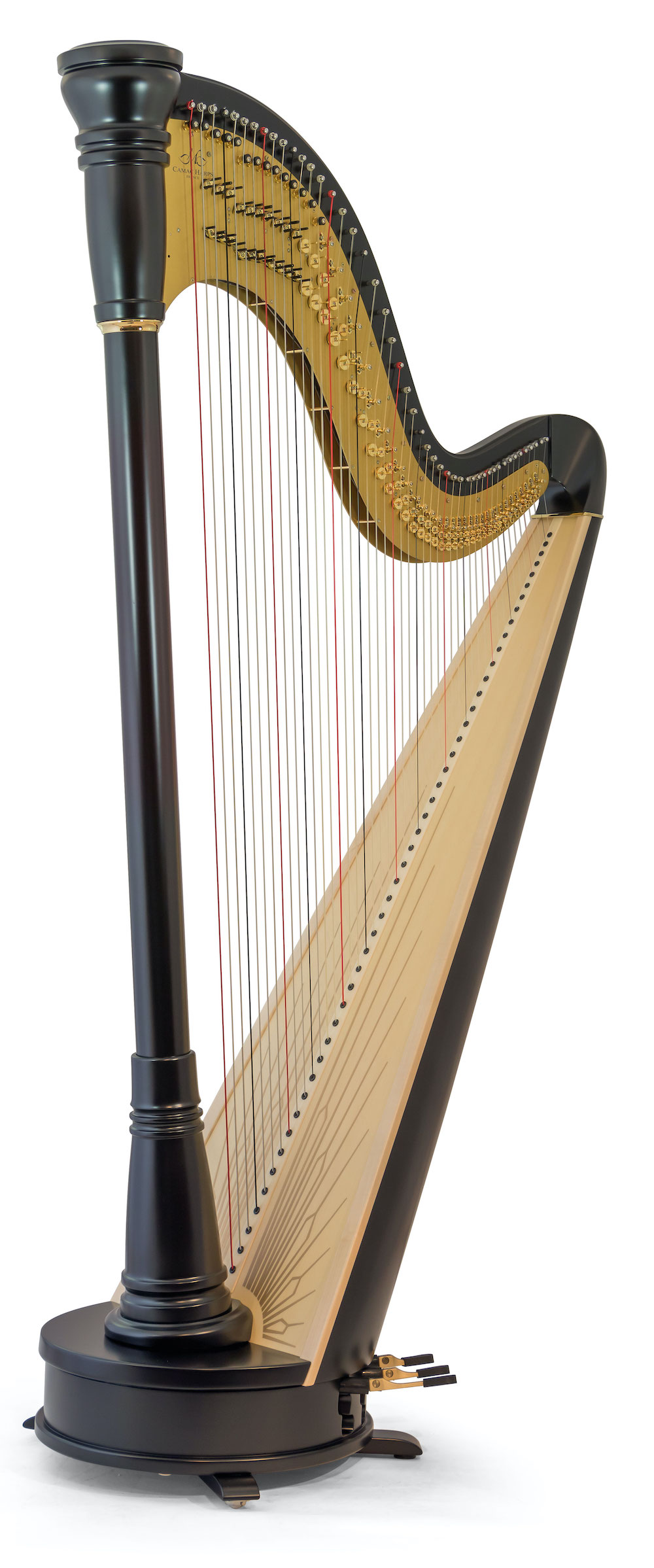 Égérie Straight Soundboard Pedal Harp Camac Harps